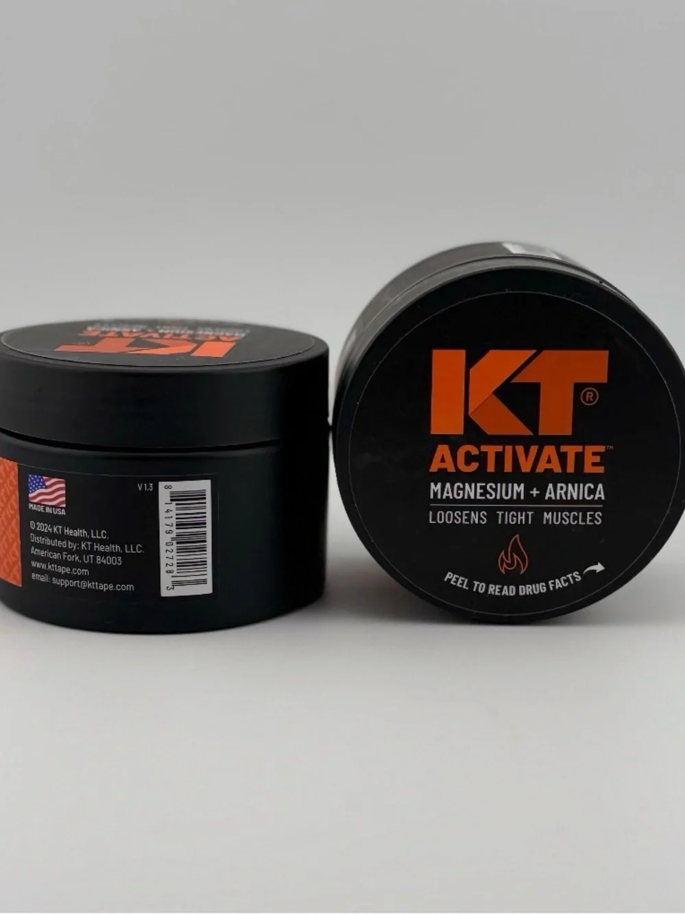 KT Activate Magnesium + Arnica Cream — set of 2. New. Unopened